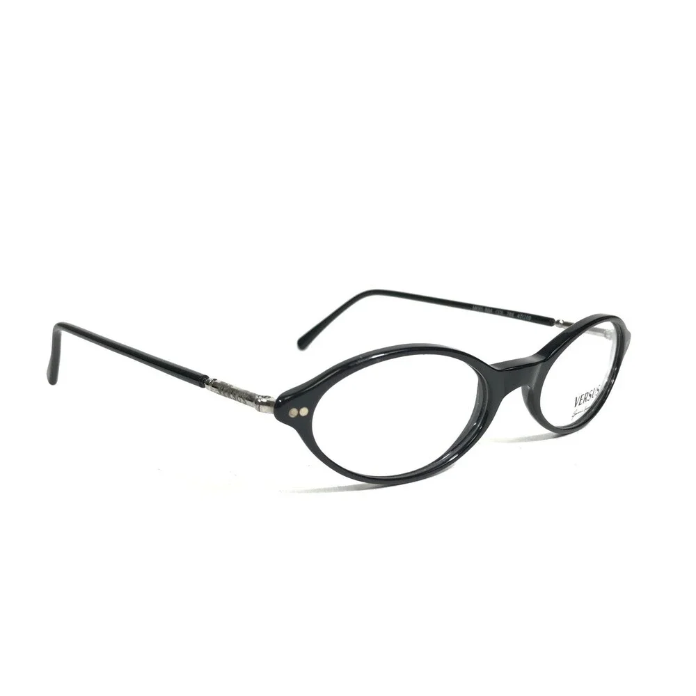 Versus by Versace Small Eyeglasses Frames MOD.B84 COL.784 Black Silver 47-19-135